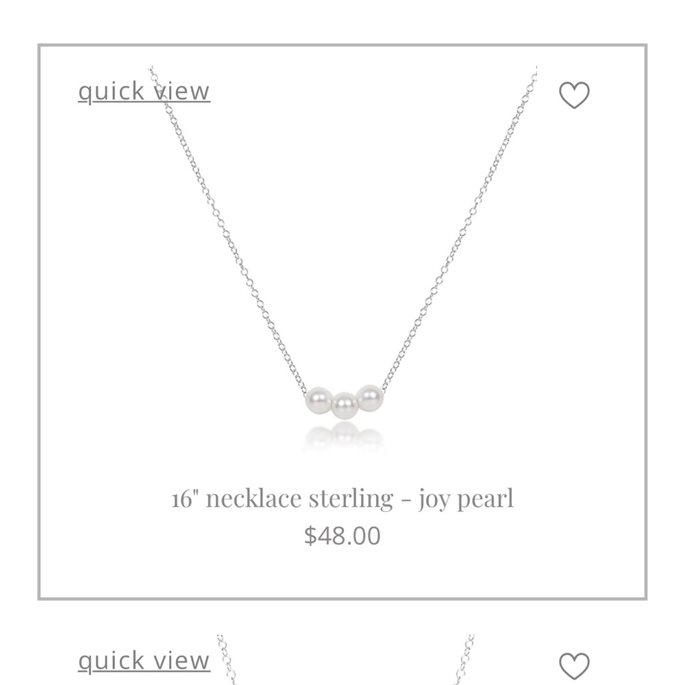 Enewton Sterling Silver Pearl Necklace